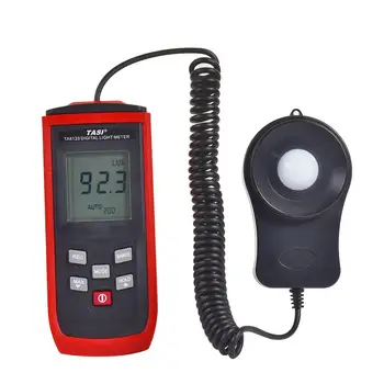 TA8123 Digital Light Meter illuminometer Luxmeter 0~200,000Lux Resolution 0.1LUX/1LUX 50 Datas Storage
TA8123 Digital Light Meter illuminometer Luxmeter 0~200,000Lux Resolution 0.1LUX/1LUX 50 Datas Storage