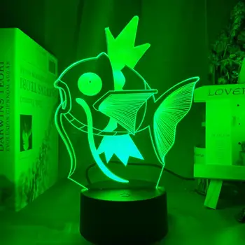 3d Led Lamp Pokemon Go Magikarp Kids Nightlight for Child Bedroom Decorative Night Light Event Prize Cool Friends Birthday Gift
3d Led Lamp Pokemon Go Magikarp Kids Nightlight for Child Bedroom Decorative Night Light Event Prize Cool Friends Birthday Gift