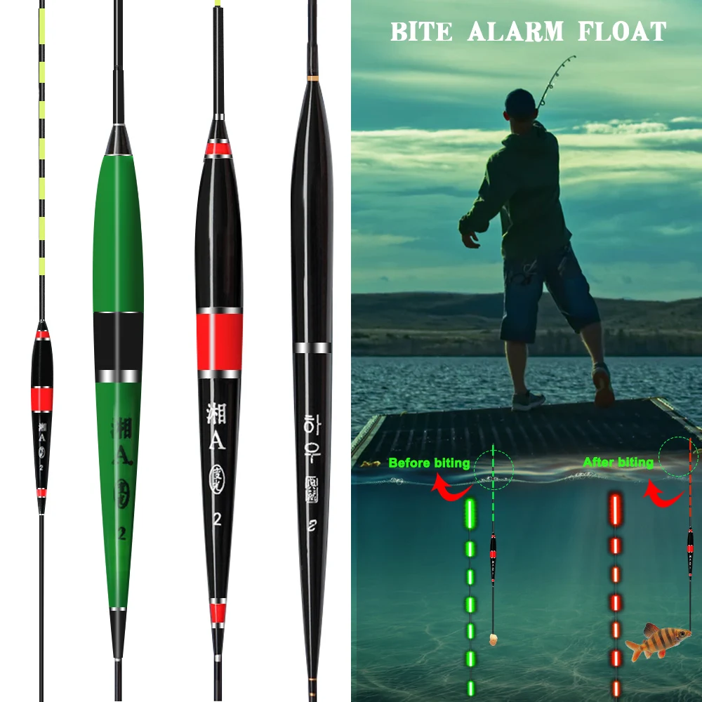 Smart Electric Fishing LED Light Float Fish Bite Automatically Gravity Bite Hook Sensor Change Glowing Float Fishing Buoy
Smart Electric Fishing LED Light Float Fish Bite Automatically Gravity Bite Hook Sensor Change Glowing Float Fishing Buoy