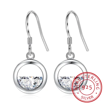 Geometric Round Earrings Zirconia Spring Water Drop Shaped 925 Sterling Silver Earrings For Women oorbellen
Geometric Round Earrings Zirconia Spring Water Drop Shaped 925 Sterling Silver Earrings For Women oorbellen