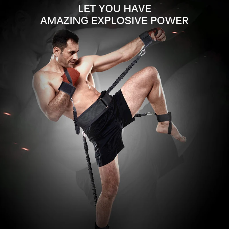 Fitness Resistance Bands Bounce Trainer Elastic Kit Arm Leg Strength Jump Force Training Equipment Boxing Basketball Accessories
Fitness Resistance Bands Bounce Trainer Elastic Kit Arm Leg Strength Jump Force Training Equipment Boxing Basketball Accessories