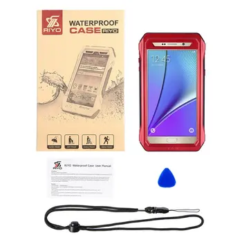 Waterproof Shockproof Dirt Snow Proof Case Cover W/Stand for Samsung Note5
Waterproof Shockproof Dirt Snow Proof Case Cover W/Stand for Samsung Note5