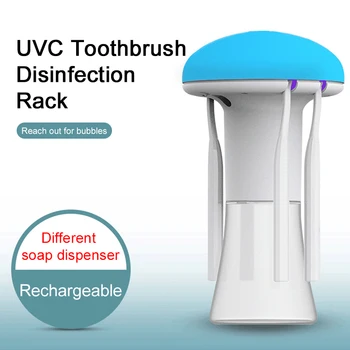 Touchless Hand Disinfection Machine Automatic Soap Dispenser Wall-mounted Sensor Mist Toothbrush Holder Disinfection
Touchless Hand Disinfection Machine Automatic Soap Dispenser Wall-mounted Sensor Mist Toothbrush Holder Disinfection
