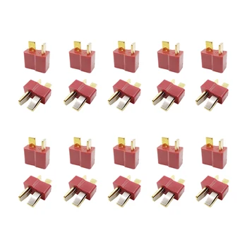10/5Pairs Red T Plug Connector T Type Male Plugs & Female Jack Deans Connectors Kits for RC LiPo Battery Helicopter
10/5Pairs Red T Plug Connector T Type Male Plugs & Female Jack Deans Connectors Kits for RC LiPo Battery Helicopter