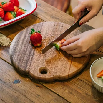 Black Walnut Round Chopping Board Home Kitchen Tableware Antibacterial Mildew Solid Wood Cutting Board Fruit Dessert Plate
Black Walnut Round Chopping Board Home Kitchen Tableware Antibacterial Mildew Solid Wood Cutting Board Fruit Dessert Plate
