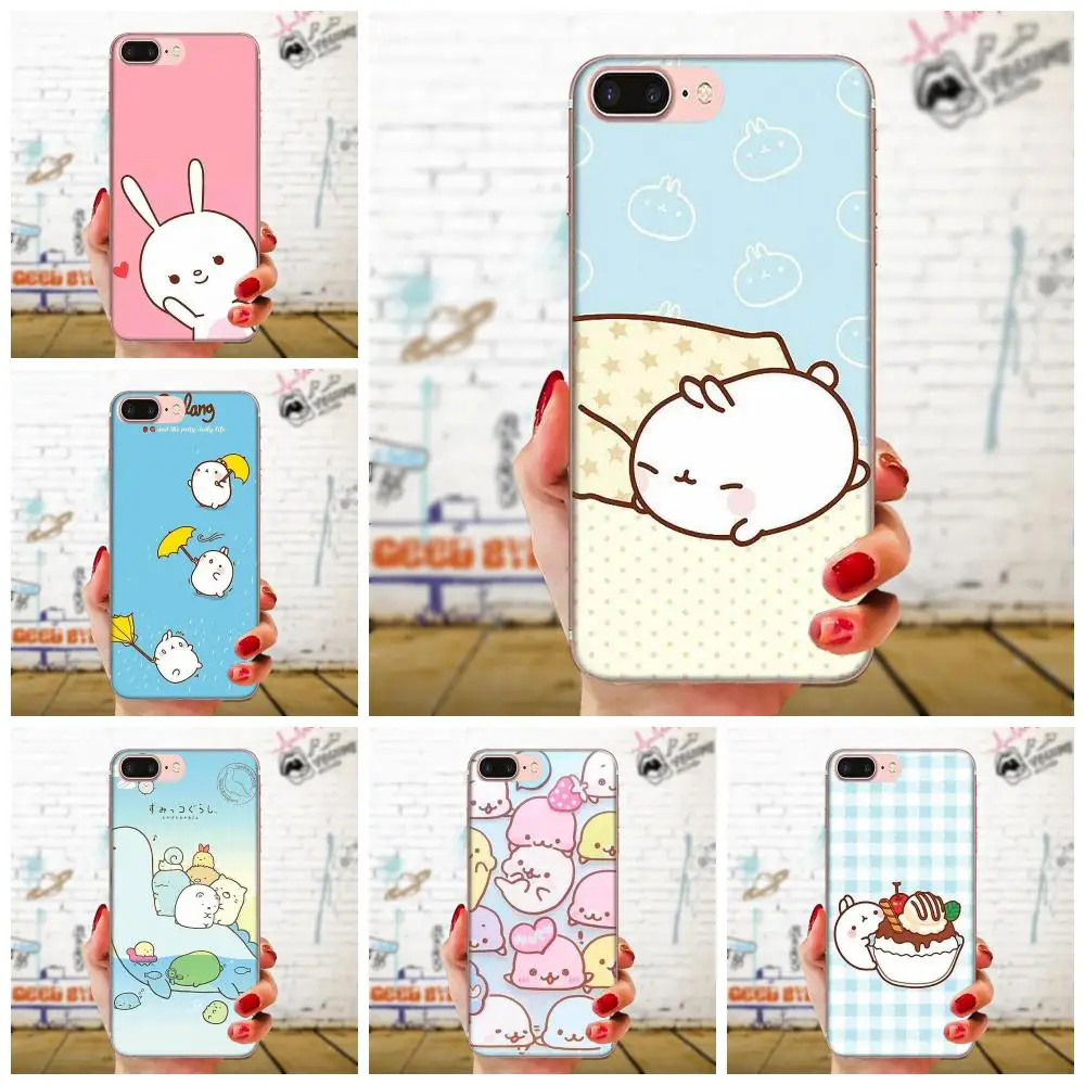 Мягкий чехол для sony Xperia Z Z1 Z2 Z3 Z4 Z5 compact Mini M2 M4 M5 T3 E3 E5 XA XA1 XZ Premium Cutest Rabbit | Мобильные