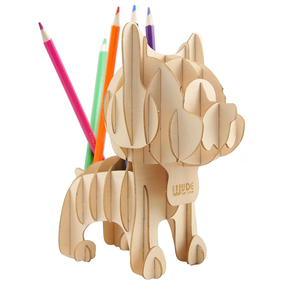 3D Wooden Puzzle Model Ornaments Desktop Crafts Decor DIY Assembly Gift Toy - Dog Pen Holder
3D Wooden Puzzle Model Ornaments Desktop Crafts Decor DIY Assembly Gift Toy - Dog Pen Holder