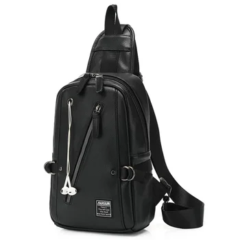 Men's Sling Backpack PU Leather Chest Bagpack One Shoulder Cross Body Purse Water Resistant Back Pack Anti Theft Casual Daypack
Men's Sling Backpack PU Leather Chest Bagpack One Shoulder Cross Body Purse Water Resistant Back Pack Anti Theft Casual Daypack