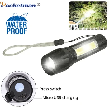 LED Tactical Flashlight, Handheld Light Tactical Pocket COB Torch with Zoomable, 4 Modes, Water Resistant for Camping AA Battery 
LED Tactical Flashlight, Handheld Light Tactical Pocket COB Torch with Zoomable, 4 Modes, Water Resistant for Camping AA Battery
