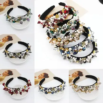 Baroque Palace Handmade Geometric Faux Crystal Headband Women Bridal Dancing Party Crown Hair Hoop Luxury Full Jewelry Headpiece
Baroque Palace Handmade Geometric Faux Crystal Headband Women Bridal Dancing Party Crown Hair Hoop Luxury Full Jewelry Headpiece