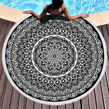 Round Beach Towel National Style European and American Style Printed Large Bath Towel Beach Towel Microfiber Beach Carpet
Round Beach Towel National Style European and American Style Printed Large Bath Towel Beach Towel Microfiber Beach Carpet