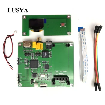 Lusya Amanero Digital XMOS Interface Audio Decoder DAC Sampling Rate Display AK4118 SPDIF I2S Switch board with OLED T0138
Lusya Amanero Digital XMOS Interface Audio Decoder DAC Sampling Rate Display AK4118 SPDIF I2S Switch board with OLED T0138