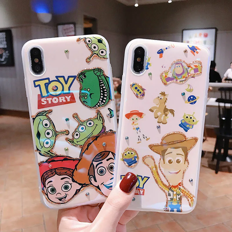 Cartoon Cute Toy story Woody buzz lightyear Blu-ray Soft Phone Case for iPhone7 6 6s 8Plus X XR XS MAX mobile phone back cover
Cartoon Cute Toy story Woody buzz lightyear Blu-ray Soft Phone Case for iPhone7 6 6s 8Plus X XR XS MAX mobile phone back cover