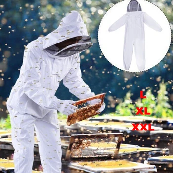 Full Body Beekeeping Clothing Veil Hat Anti-bee Suit Breathable Neutral Design Clothing Beekeeping Tools 
Full Body Beekeeping Clothing Veil Hat Anti-bee Suit Breathable Neutral Design Clothing Beekeeping Tools