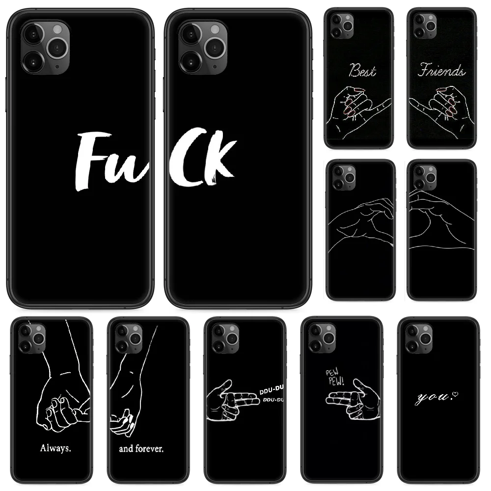 Bff Best Friends Forever Couples Phone case For iphone 4 4s 5 5S SE 5C 6 6S 7 8 plus X XS XR 11 PRO MAX 2020 black bumper art
Bff Best Friends Forever Couples Phone case For iphone 4 4s 5 5S SE 5C 6 6S 7 8 plus X XS XR 11 PRO MAX 2020 black bumper art