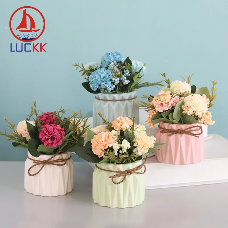 LUCKK Ceramics Plant Flower Pot Set Garden Home Office Decor European Planter Desktop Artificial Flower Tops Wedding Decor Gift
LUCKK Ceramics Plant Flower Pot Set Garden Home Office Decor European Planter Desktop Artificial Flower Tops Wedding Decor Gift