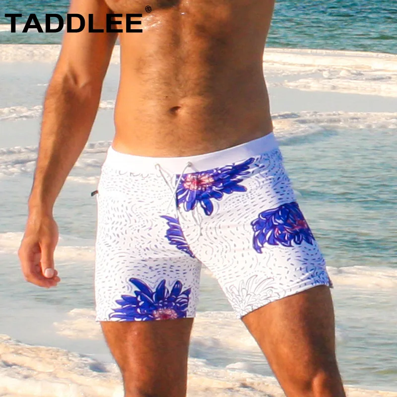 

Taddlee Brand Sexy Men's Swimwear Swimsuits Swimming Boxers Trunks Man Square Cut Bathing Suits Board Surfing Shorts Beach Wear