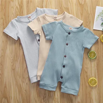 PUDCOCO Newborn Infant Baby Boy Girl Casual Ribbed Knitted Romper Jumpsuits Short Sleeve Summer One-Piece Sunsuit Outfits 0-18M
PUDCOCO Newborn Infant Baby Boy Girl Casual Ribbed Knitted Romper Jumpsuits Short Sleeve Summer One-Piece Sunsuit Outfits 0-18M