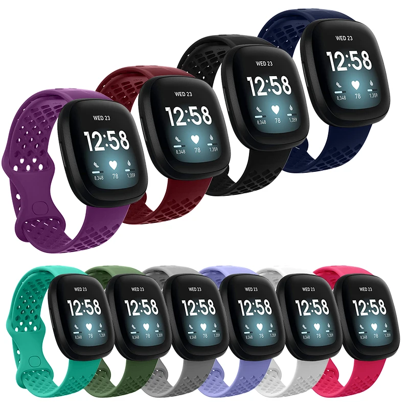 Suitable for Fitbit Versa 3 / Sense watch strap fitness strap Suitable for Fitbit Versa 3 hollow 23mm wide wrist strap
Suitable for Fitbit Versa 3 / Sense watch strap fitness strap Suitable for Fitbit Versa 3 hollow 23mm wide wrist strap