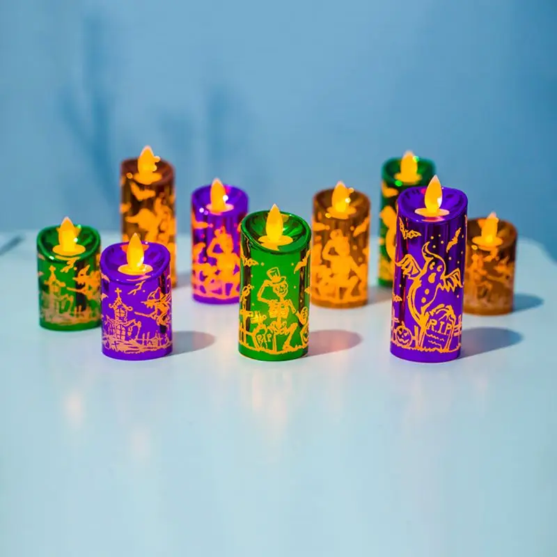 3pcs/set Electric LED Candles Lamp Battery Operated Flickering Flameless Skull Candle Halloween Party Decor 2019
3pcs/set Electric LED Candles Lamp Battery Operated Flickering Flameless Skull Candle Halloween Party Decor 2019