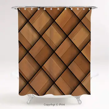 Shower Curtain/Aged Wooden Planks Texture Vertically Striped Surface Floor Rustic/Polyester Fabric Bathroom Curtain Ideas
Shower Curtain/Aged Wooden Planks Texture Vertically Striped Surface Floor Rustic/Polyester Fabric Bathroom Curtain Ideas