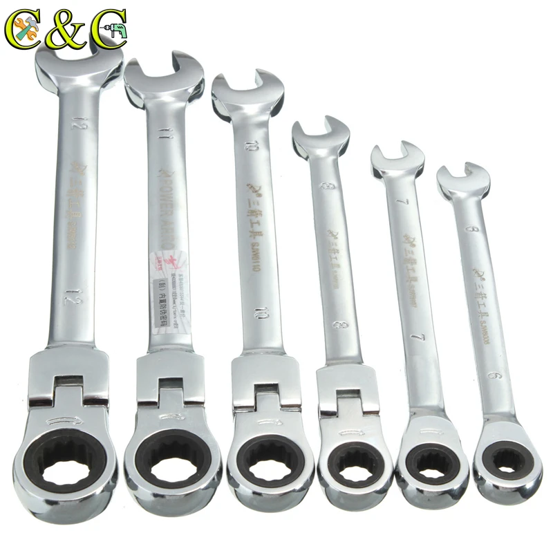 keys set Wrench Multitool Flexible Pivoting Head key Ratchet Combination Spanner Metric Tool Car Repair Tools 6/7/8/10/11/12mm
keys set Wrench Multitool Flexible Pivoting Head key Ratchet Combination Spanner Metric Tool Car Repair Tools 6/7/8/10/11/12mm