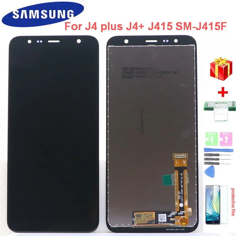 Original 6.0'' J4 Plus LCD For Samsung Galaxy J4+ 2018 J415 J415F SM-J415F LCD Display Touch Screen Digitizer Sensor Assembly
Original 6.0'' J4 Plus LCD For Samsung Galaxy J4+ 2018 J415 J415F SM-J415F LCD Display Touch Screen Digitizer Sensor Assembly