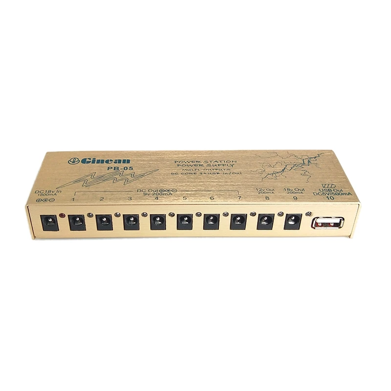 Guitar Effect Pedals Board Power Supply 10 Isolated Outputs for 18V Voltage Protection Guitar Accessories/US Plug
Guitar Effect Pedals Board Power Supply 10 Isolated Outputs for 18V Voltage Protection Guitar Accessories/US Plug
