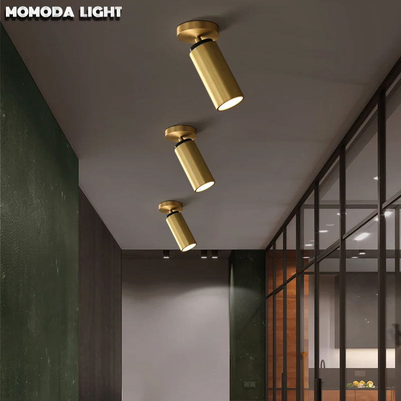 Nordic Small LED Ceiling Light Corridor Modern Full Copper Simple Surface Mounted Lightings for Corridor Balcony Cloakroom Home
Nordic Small LED Ceiling Light Corridor Modern Full Copper Simple Surface Mounted Lightings for Corridor Balcony Cloakroom Home