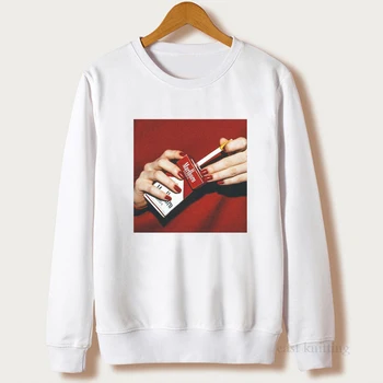 New Hooded Sweatshirt For Woman Harajuku Fashion smokes Singlet Women's pullover Kawaii White Hoodie Tops Female
New Hooded Sweatshirt For Woman Harajuku Fashion smokes Singlet Women's pullover Kawaii White Hoodie Tops Female