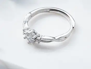 YGU16 925 Pure Silver Zircon Lady Ring Wedding Party Gift 
YGU16 925 Pure Silver Zircon Lady Ring Wedding Party Gift