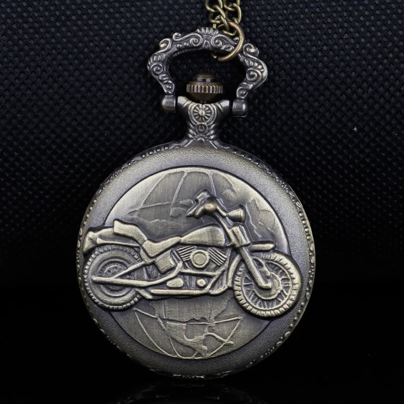 Bronze Motorcycle CAR Pattern Quartz Pocket Watch Classic Men Necklace Pendant Fob Watch Gifts for Women Men
Bronze Motorcycle CAR Pattern Quartz Pocket Watch Classic Men Necklace Pendant Fob Watch Gifts for Women Men