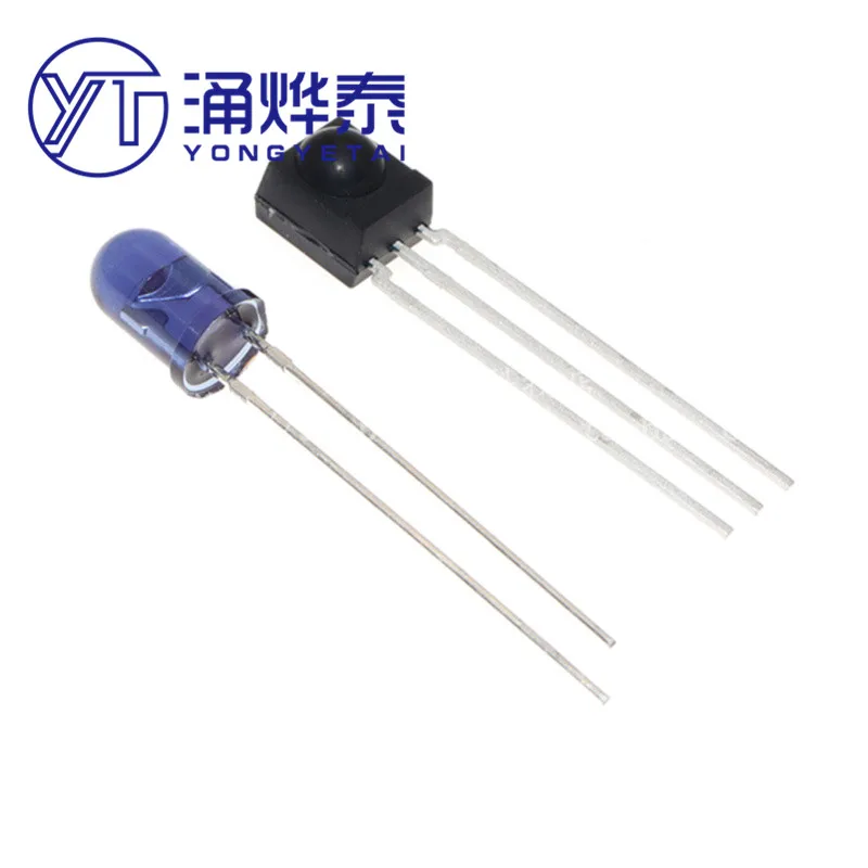 YYT 10PCS=5set TSAL6200 HS0038B infrared receiver tube transmitter tube integrated infrared receiver head 940nm
YYT 10PCS=5set TSAL6200 HS0038B infrared receiver tube transmitter tube integrated infrared receiver head 940nm