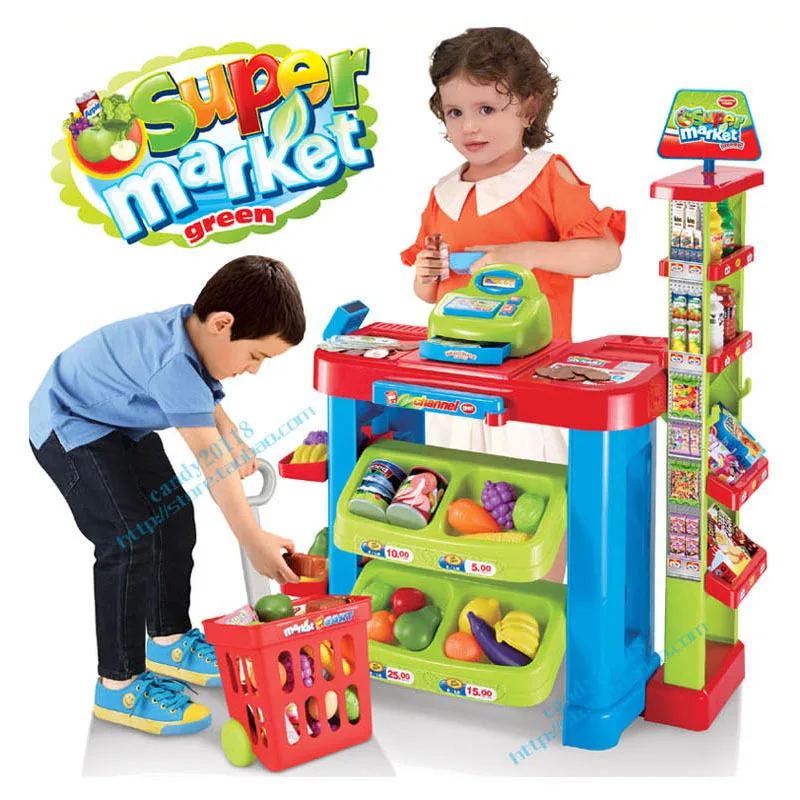 Children Model Ultra Large Play House Kitchen Kitchenware Tableware Supermarket Workbench Fast Food Table Cash Register Toy Sets
Children Model Ultra Large Play House Kitchen Kitchenware Tableware Supermarket Workbench Fast Food Table Cash Register Toy Sets
