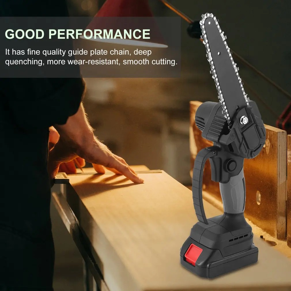 6" Mini Electric Chain Saw With Battery Indicator Rechargeable Woodworking Tool Makita Low Power Consumption Electric Chainsaw
6" Mini Electric Chain Saw With Battery Indicator Rechargeable Woodworking Tool Makita Low Power Consumption Electric Chainsaw