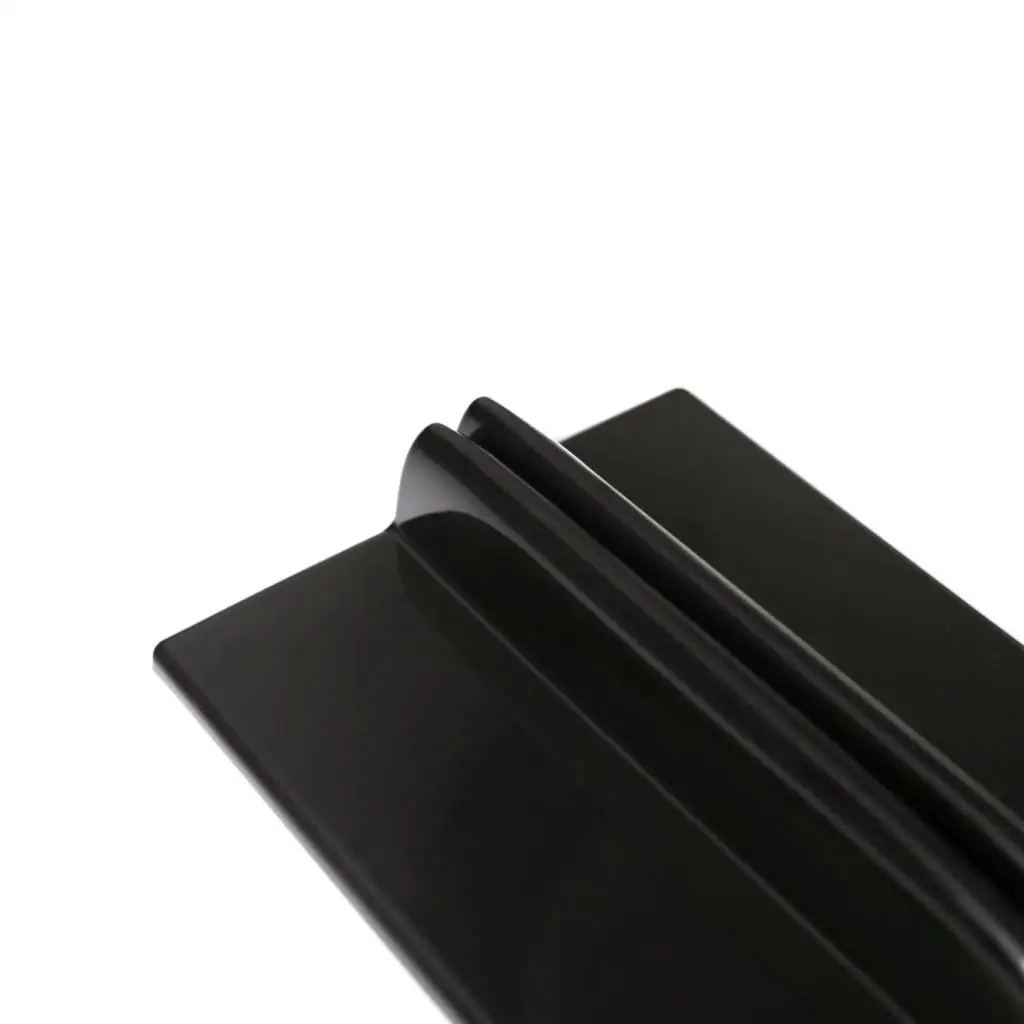 2 Pieces 75cm Car Auto Body Kit Side Skirts Extension Splitter Moulding Trim