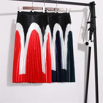 2019 New Korean Patchwork Three-Color Skirt Long Pleated Organ Skirt Soft Silk Wild Skirt Female Elastic High Waist Skirt
2019 New Korean Patchwork Three-Color Skirt Long Pleated Organ Skirt Soft Silk Wild Skirt Female Elastic High Waist Skirt