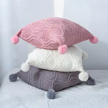 1Pcs Cotton Knitted Pillowcase Square Warm Cushion Cover Home Furnishing Accessories for for Bedroom Living Room Watching TV
1Pcs Cotton Knitted Pillowcase Square Warm Cushion Cover Home Furnishing Accessories for for Bedroom Living Room Watching TV