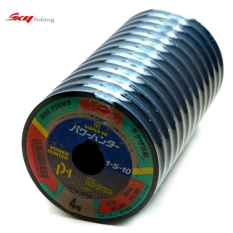 Genuine Product Japan YGK lian pan PE Line Sturgeon Line 100 M High-Powered Fishing Line
Genuine Product Japan YGK lian pan PE Line Sturgeon Line 100 M High-Powered Fishing Line