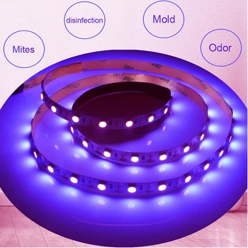 60 LEDs UVC Lamp Sterilizer UV Tape Sterilization Lamp 1Meter 5V UVC LED Strip Light 280nm UVC LED Sterilizer UV Diode Ribbon
60 LEDs UVC Lamp Sterilizer UV Tape Sterilization Lamp 1Meter 5V UVC LED Strip Light 280nm UVC LED Sterilizer UV Diode Ribbon