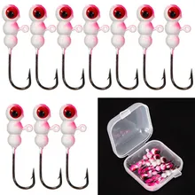 10pcs/Box Fishing Hooks Ice Fishing Metal Jigs Heads Winter Jigging Barbed Hooks For Walleye Ice Fishing Tackle Accessories
10pcs/Box Fishing Hooks Ice Fishing Metal Jigs Heads Winter Jigging Barbed Hooks For Walleye Ice Fishing Tackle Accessories