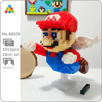 YZ 66529 Game Super Mario Flying Angel Mario Red 3D Model 1012pcs DIY Small Mini Diamond Blocks Building Toy for Children no Box 
YZ 66529 Game Super Mario Flying Angel Mario Red 3D Model 1012pcs DIY Small Mini Diamond Blocks Building Toy for Children no Box