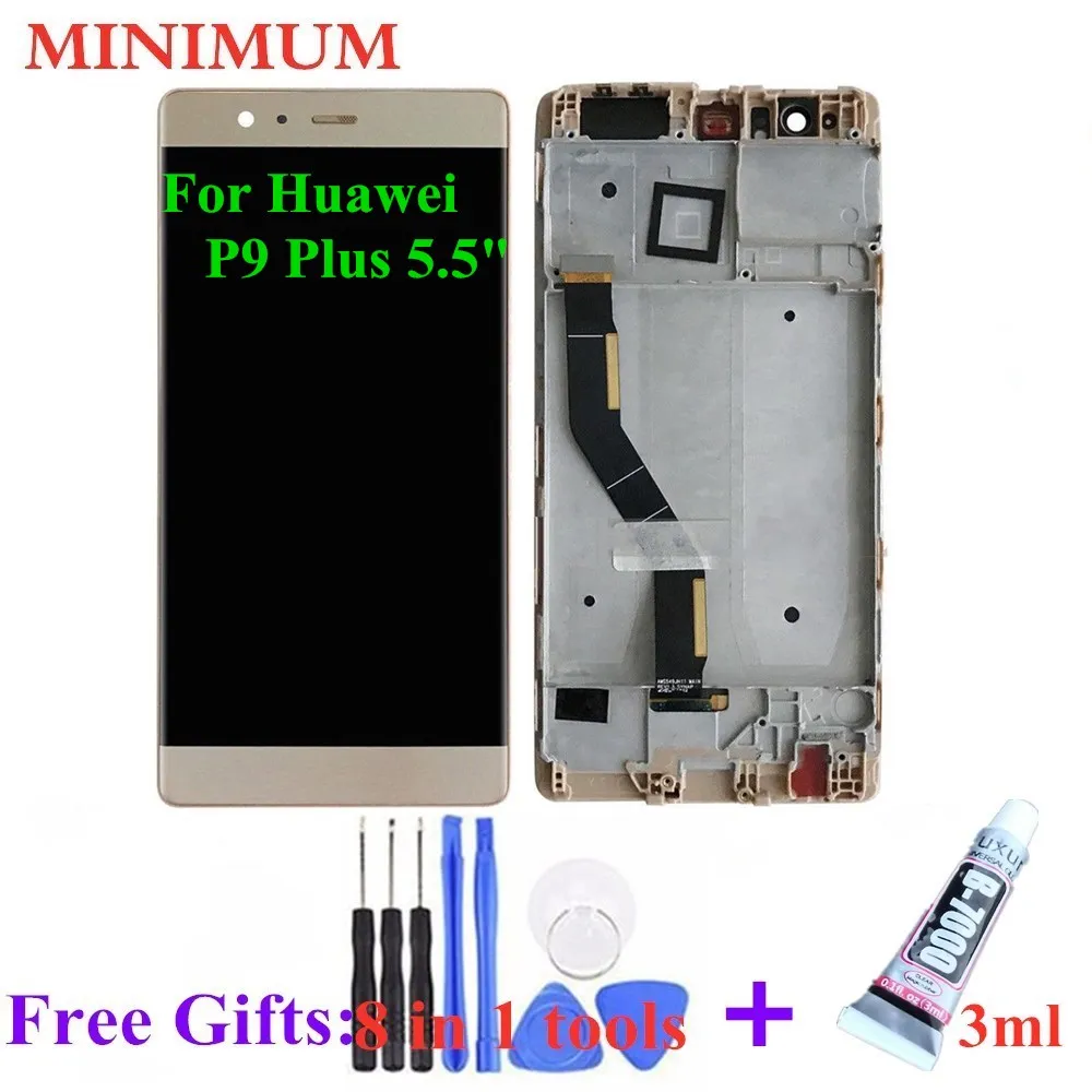 For Huawei P9 Plus 5.5" LCD Display Touch Screen Digitizer Assembly With Frame Replacement Parts For Huawei P9Plus LCDs
For Huawei P9 Plus 5.5" LCD Display Touch Screen Digitizer Assembly With Frame Replacement Parts For Huawei P9Plus LCDs