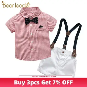 Bear Leader Infant Baby Boy Summer Clothes Set New T-Shirt Bib Pants 2Pcs Gentleman Wedding Party Baptism Kids Boys Clothing Set
Bear Leader Infant Baby Boy Summer Clothes Set New T-Shirt Bib Pants 2Pcs Gentleman Wedding Party Baptism Kids Boys Clothing Set