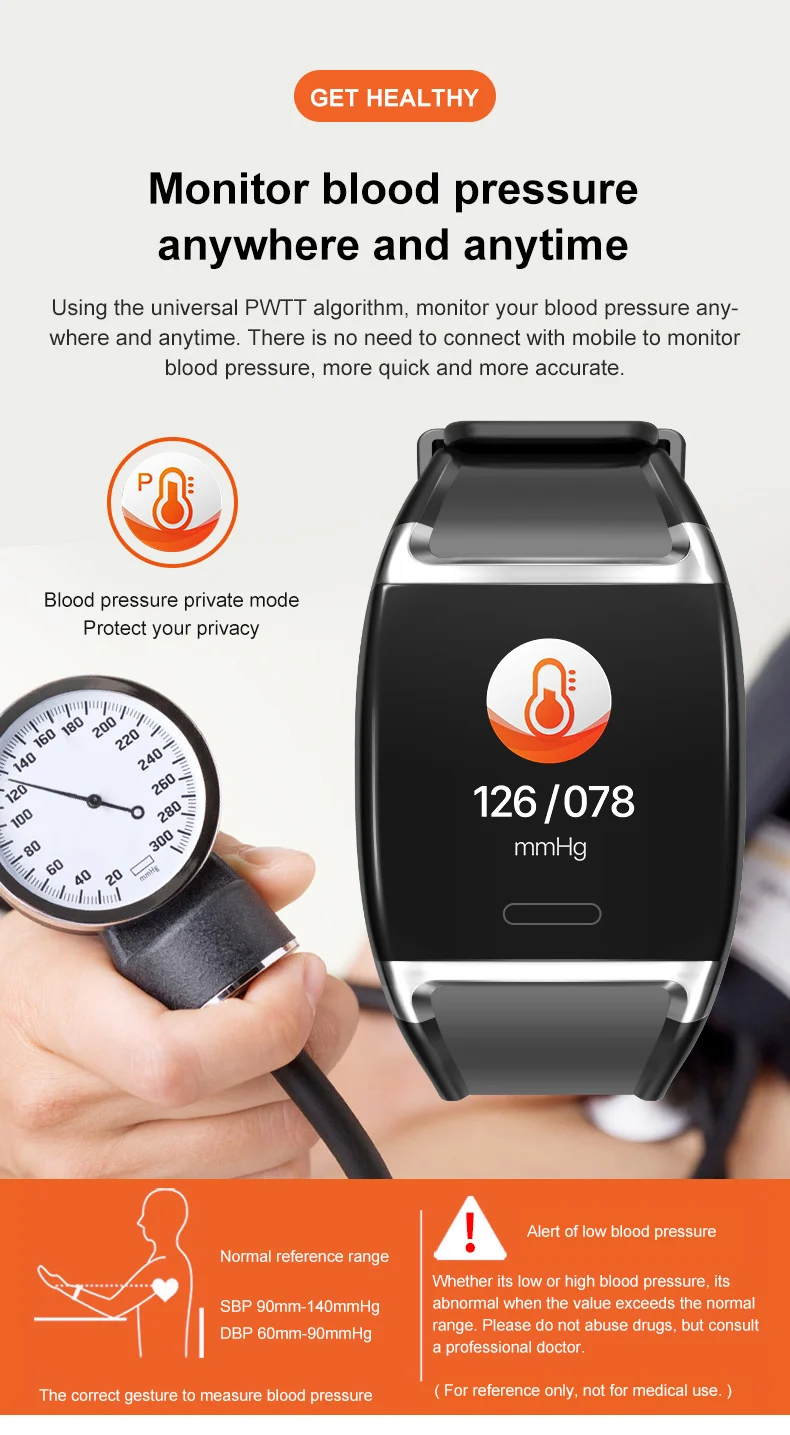 2019 V2 Smart Bracelet IP67 Waterproof Pedometer Fitness Tracker Heart Rate Blood Pressure Watch Band Activity Tracker Wristband (4)