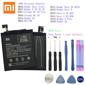 XIAOMI Original BM46 Phone Battery For Xiaomi Redmi Note 3 Note 3 Pro Redmi Note 4 4X Note 5 3S 3X 3Pro 4X 6 6A Note 4 4A Mi 5S
XIAOMI Original BM46 Phone Battery For Xiaomi Redmi Note 3 Note 3 Pro Redmi Note 4 4X Note 5 3S 3X 3Pro 4X 6 6A Note 4 4A Mi 5S