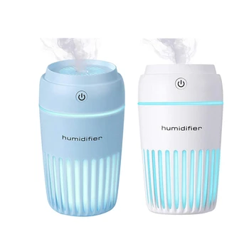 2Pcs Aromatherapy Essential Oil Diffuser,300Ml Portable Usb Ultrasonic Cool Mist Humidifier Auto Shut-Off and 7 Fascinating Led
2Pcs Aromatherapy Essential Oil Diffuser,300Ml Portable Usb Ultrasonic Cool Mist Humidifier Auto Shut-Off and 7 Fascinating Led
