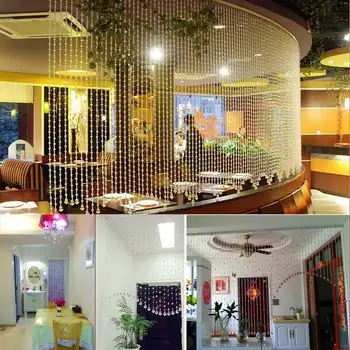 New 6 types Fashion Crystal Bead Curtain Decoration Door Indoor Home window Decor Luxury Wedding backdrop Decoration supplies
New 6 types Fashion Crystal Bead Curtain Decoration Door Indoor Home window Decor Luxury Wedding backdrop Decoration supplies