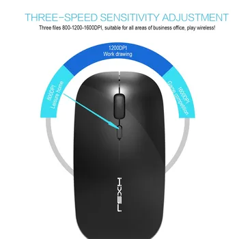 HXSJ M60 Ergonomic Wireless Mouse 1200DPI 2.4GHz USB+Type-C Rechargeable Optical Mice For MacBook Slim Design Windows Mac OS
HXSJ M60 Ergonomic Wireless Mouse 1200DPI 2.4GHz USB+Type-C Rechargeable Optical Mice For MacBook Slim Design Windows Mac OS