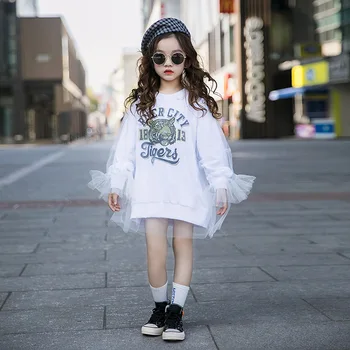 Fashion Kids Girls Long Shirt 10 to 12 years Cool Tops Long Sleeve Tiger Print Mesh Sweatshirt Spring Autumn Teenage Girl Outfit
Fashion Kids Girls Long Shirt 10 to 12 years Cool Tops Long Sleeve Tiger Print Mesh Sweatshirt Spring Autumn Teenage Girl Outfit